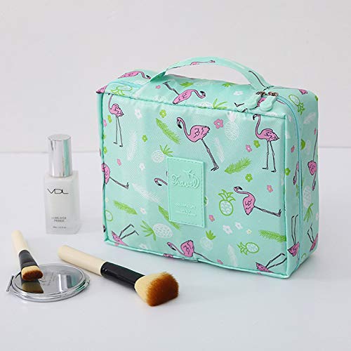 WZNB Trucco Borsa da viaggio Borse per cosmetici Borsa da toilette Borsa da toilette Borsa da viaggio portatile Custodia per trucco per donna 17 * 21 cm H9