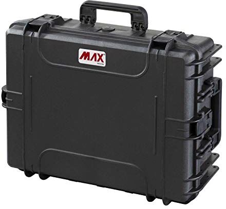 MAX Cases Trolley Vuoto a Tenuta Stagna, Ermetico per Trasportare e Proteggere Apparecchiature e Materiali Sensibili, 540H190TRV, Dimensioni Interne 538 x 405 x 190 mm