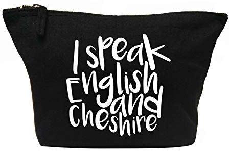 Creative Flox Trousse per trucchi, motivo: Cheshire inglese