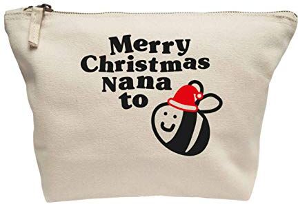 Creative Flox Beauty case creativo con scritta"Merry Christmas Nana to be