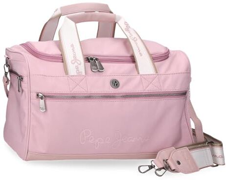 Pepe Jeans Corin Borsa da viaggio rosa 40 x 25 x 20 cm Poliestere e PU 20 L by Joumma Bags, Rosa, Taglia unica, Borsa da viaggio