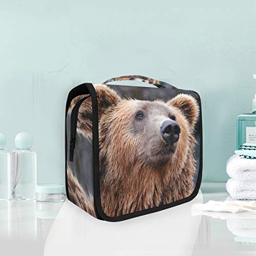 MONTOJ Animal Brown Bear Wash Gargarismi Bag Trousse Viaggio Trucco Artist Organizer Portatile Storage Bag