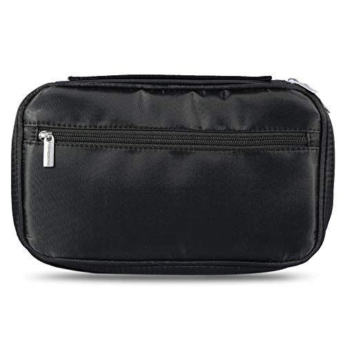 HURRISE Sac Cosmétique Pour Femme, Trousse De Maquillage De Voyage Sac À Cosmétiques De Canard, Conception De Trousse Pour Vanity Et Trousses À Maquillage De Maquillage Légère(Black)