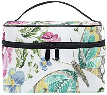 hengpai Beauty case da viaggio, motivo: unicorno, colore: Blu Multicolore6 Taglia unica