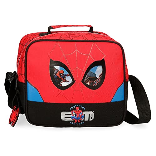 Marvel Spiderman Protector Rosso Borsa da toilette adattabile 23x20x9 cm Poliestere