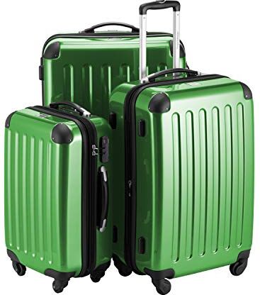 Hauptstadtkoffer Alex Set di 3 valigie (S, M & L), 235 litri, Colore Verde