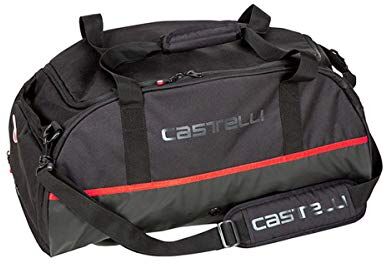 CASTELLI Gear Duffle Bag 2, Borsa Sportiva Uomo, Black, Uni