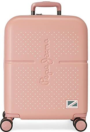 Pepe Jeans Laila Cabin Valigia, 40x55x20 cm, rosa, 40x55x20 cms, Valigia cabina