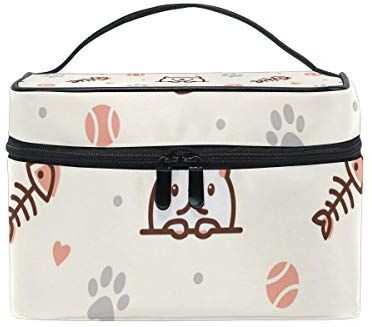 hengpai Trousse da viaggio con gatto arancione multi5 Taglia unica