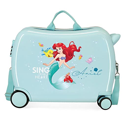 Disney Principesse valigia infantile blu 50 x 39 x 20 cm rigida ABS chiusura a combinazione laterale 34 L 1,8 kg 4 ruote