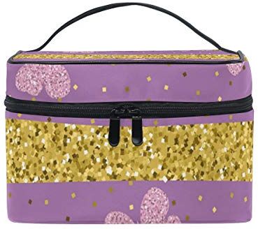 hengpai Pretty Watercolor Sweet Dreams, beauty case da viaggio per trucchi e treni Multicolore11 Taglia unica