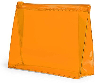 eBuyGB Trousse da Viaggio per liquidi e Articoli da toeletta, in PVC, plastica, Orange, Confezione da 4