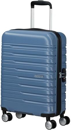 American Tourister Flashline Spinner S, bagaglio a mano, 55 cm, 34 l, colore: Blu (Coronet Blue), Blu, Spinner S (55 cm 34 L), Bagaglio a mano