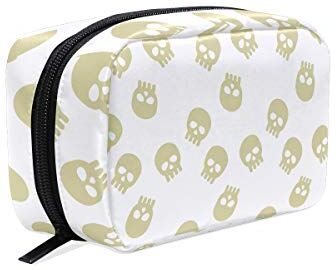 FANTAZIO borse cosmetiche da donna Skull Head White Background trousse