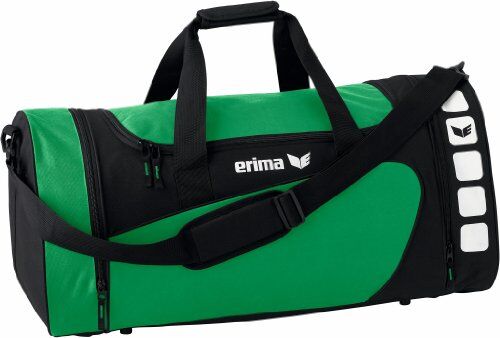 Erima CLUB 5, Borsone Sportivo Unisex Adulto, Smeraldo/Nero, L