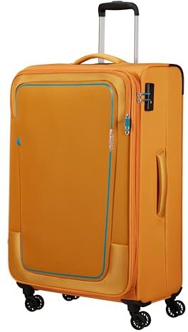 American Tourister EXP TSA PULSONIC, Spinner Unisex Adulto, Giallo (Sunset Yellow), Spinner L (81 cm 122 L)