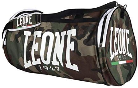 Leone , Camouflage Borsone Sportivo, Verde Mimetico, Taglia Unica,