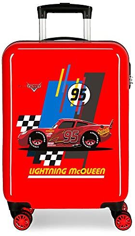 Disney Trolley rigido cabina Lightning Mcqueen Rossa