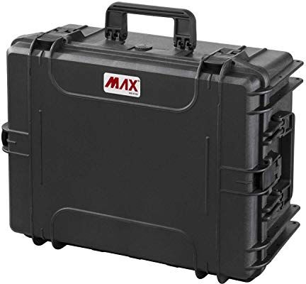 MAX Cases valigetta Vuota a Tenuta Stagna, Ermetica per Trasportare e Proteggere Apparecchiature e Materiali Sensibili, 540H245V, Dimensioni Interne 538 x 405 x 245 mm