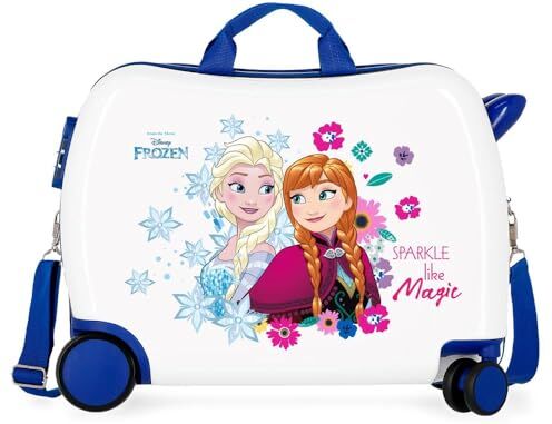 Disney Frozen Sparkle Like Magic Valigia per bambini Multicolore 50x38x20 cms Rigida ABS Chiusura a combinazione numerica 2,3Kgs 4 Ruote Bagaglio a mano