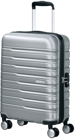 American Tourister Flashline Spinner S, bagaglio a mano, 55 cm, 34 l, argento (Sky Silver), argento, Spinner S (55 cm 34 L), Bagaglio a mano