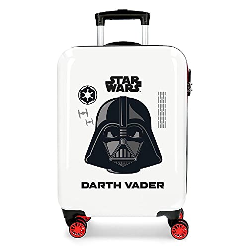 Star Wars Darth Vader Valigia da cabina bianca 38 x 55 x 20 cm rigida ABS chiusura a combinazione laterale 34 l 2 kg 4 ruote doppie bagaglio a mano