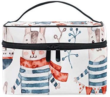 hengpai Carino Coniglio Nautico Marinaio Animale Cartoon Nursery Beauty Bag Viaggio Treno Case Organizer per Donne