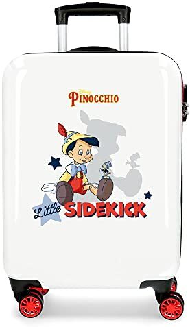 Disney Pinocchio Valigia da cabina multicolore 38 x 55 x 20 cm Rigida ABS Chiusura a combinazione laterale 34 L 2 kg 4 ruote doppie