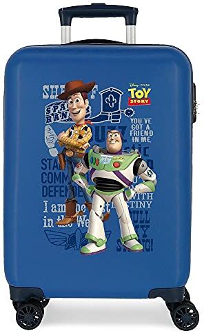 Disney You´Ve Got A Friend In Me Valigia da cabina blu 38 x 55 x 20 cm rigida ABS chiusura a combinazione laterale 34 l 2,7 kg 4 ruote doppie bagaglio a mano