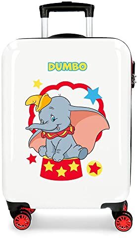 Disney Dumbo Valigia da cabina multicolore 38 x 55 x 20 cm Rigida ABS Chiusura a combinazione laterale 34 L 2 kg 4 ruote doppie