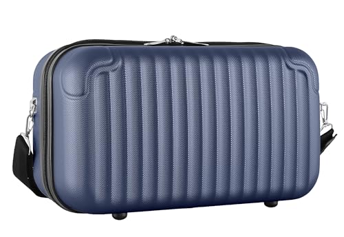 Leone Bagaglio a Mano 40x20x25 Ryanair Beauty Case in ABS (999 XS Beauty case 40x20x25cm, Blu)