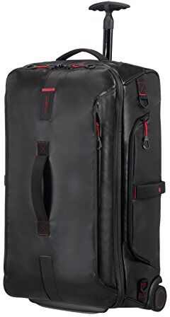 Samsonite Paradiver Light Borsone con 2 ruote, 67 cm, 74.5 L, Nero (Black)