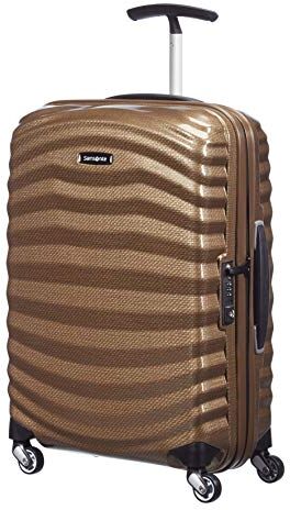 Samsonite Lite-Shock Spinner S Bagaglio a Mano, 55 cm, 36 L, Marrone (Sand)