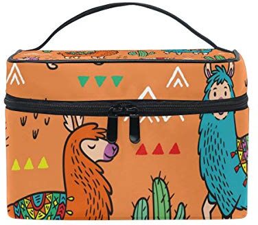 hengpai Carino Pecora Deserto Trousse Viaggio Trenino Trenino Organizer per Donne Multicolore 1 Taglia unica