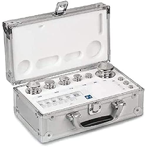 KERN Set di pesi OIML F2, valigetta in alluminio, valore nominale 0,001-1000 g