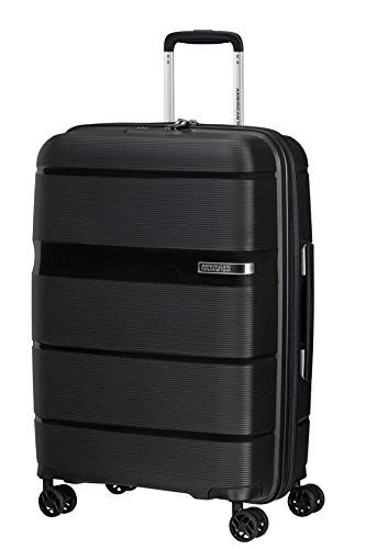 American Tourister Linex, Bagagli Valigia Unisex Adulto, Nero (Vivid Black), M 66 cm 63 L