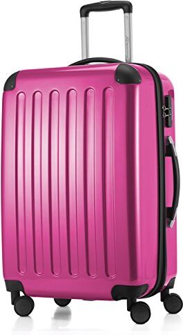 Hauptstadtkoffer ALEX Valigia rigida, Trolley espandibile, Bagaglio con 4 ruote doppie, 65 cm, 74 litri, Rosa