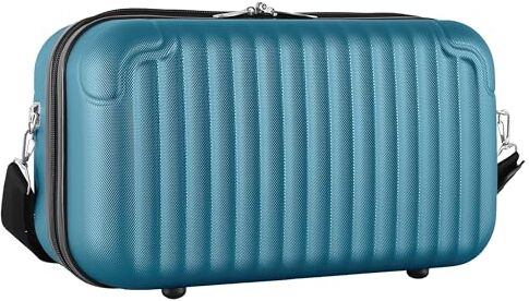 Leone Bagaglio a Mano 40x20x25 Ryanair Beauty Case in ABS (999 40X20X25cm, Verde Scuro)