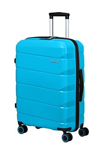 American Tourister Air Move Spinner M, Valigetta e Trolley, Blu (Peace Blue), M (66 cm 61 L)