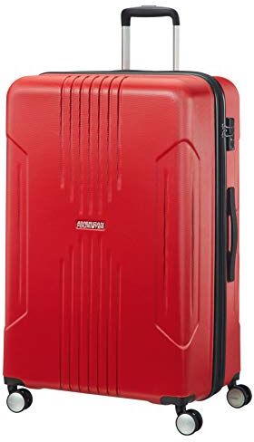 American Tourister Tracklite Bagaglio a Mano, L (78 cm 120 L), Rosso (Flame Red)