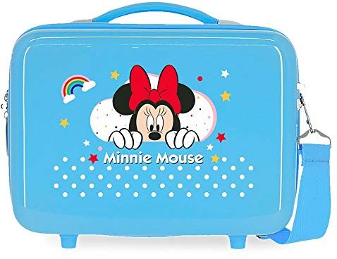 Disney Minnie Rainbow Beauty case adattabile blu 29 x 21 x 15 cm rigido ABS 9,14 L 0,84 kg