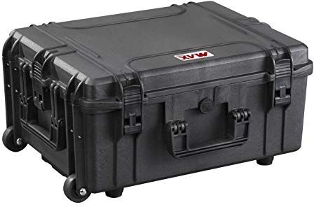 MAX Cases Trolley Vuoto a Tenuta Stagna, Ermetico per Trasportare e Proteggere Apparecchiature e Materiali Sensibili, 540H245TRV, Dimensioni Interne 538 x 405 x 245 mm