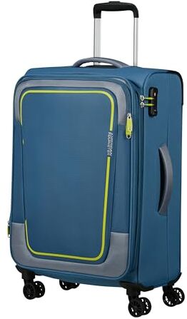 American Tourister EXP TSA PULSONIC, Spinner Unisex Adulto, Blu (Coronet Blue), Spinner L (81 cm 122 L)