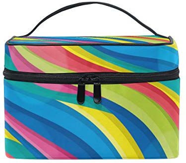 hengpai Beauty case da viaggio con farfalle colorate Multicolore14 Taglia unica