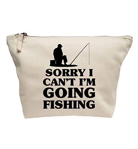 Creative Flox Trousse per trucchi, motivo: Sorry Going Fishing