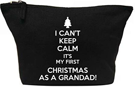 Creative Flox Beauty case con scritta"Keep Calm Christmas Grandad