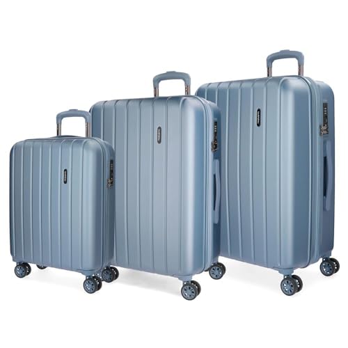 MOVOM Set di valigie in legno, taglia unica, grigio, Misura standard, Set valigia