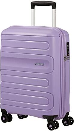 American Tourister Sunside Spinner S, valigia, 55 cm, 35 l, colore: Viola, Viola (lavanda viola), S (55 cm 35 L), bagaglio a mano