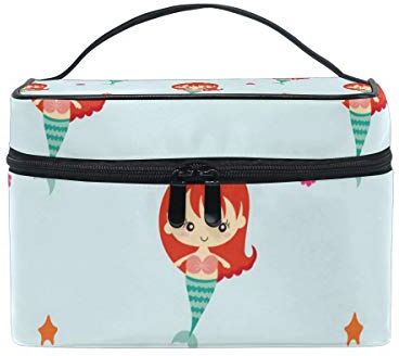 hengpai Scozzese Pieghevole Gatto Cosmetici Borsa Viaggio Treno Case Storage Organizer per Donne Multicolore8 Taglia unica