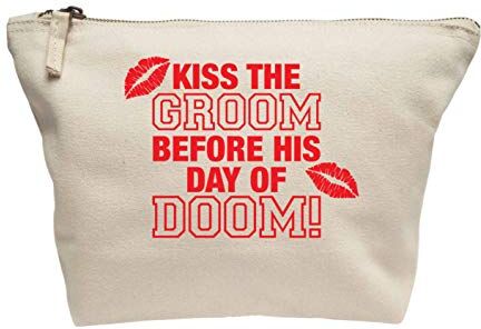 Creative Flox Trousse per trucchi, motivo: Kiss the Groom Day of Doom